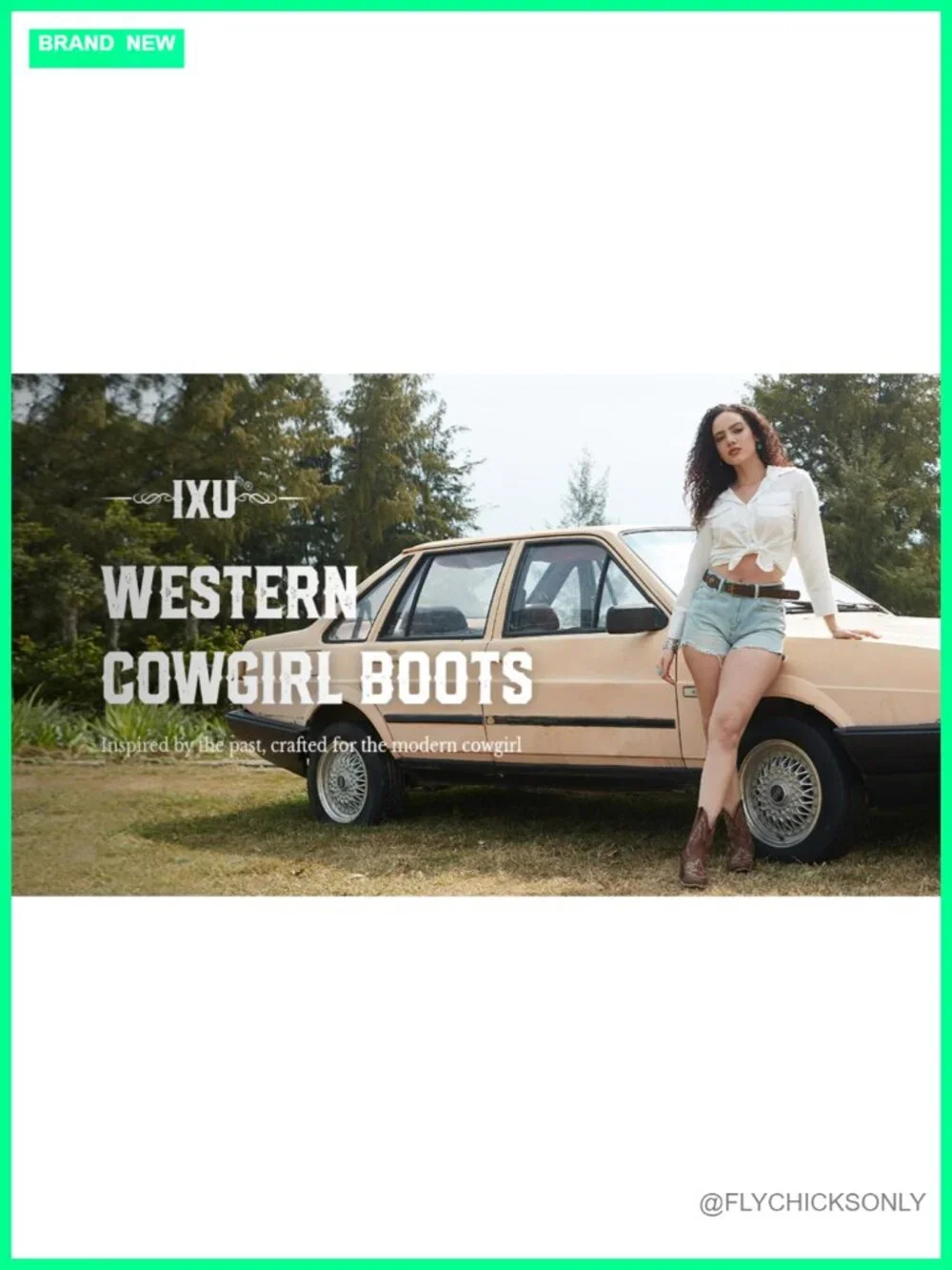 Faux Leather Ankle Cowgirl Booties with Chunky Heel